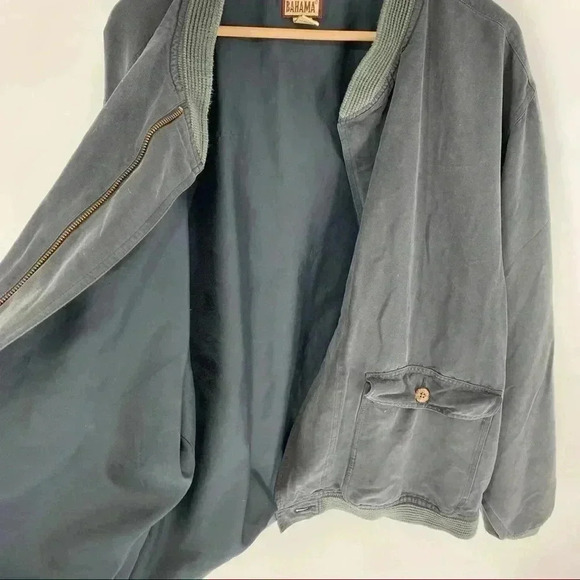 Tommy Bahama XXL Silk Zip Bomber Jacket - Picture 4 of 11